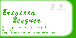 brigitta meszner business card